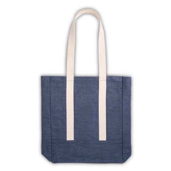 Sacola casual em denim reciclado (300 g/m²)