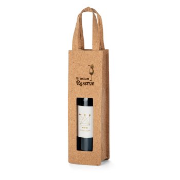 Sacola em cortiça para 1 garrafa
