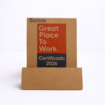 Item de mesa - suporte para celular feito em papel reciclado de alta gramatura